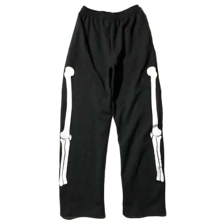 JERZEES(ジャージーズ) LEG BONES OPEN BOTOM PANT ボーンプリント スウェットパンツ