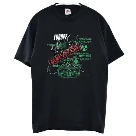 JERZEES(ジャージーズ) 90’s JERSEES EUROPE アートTシャツ USA製