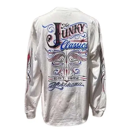 JUNKY CLASSICS(ジャンキークラシックス) CLASSICS Original L/S Tee by WILD MAN（1st / WHITE）