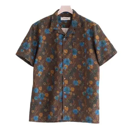 KESTIN HARE(ケスティンエア) Crammond Shirt(Olive Thistle Print)