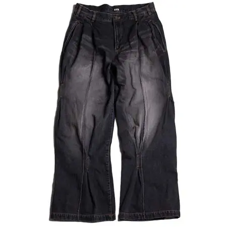 KHOKI(コッキ) Pleat-design denim pants