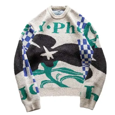 KHOKI(コッキ) Intarsia-knit jumper