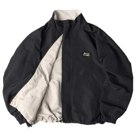 kutir(クティール) [7周年記念アイテム]2wayリバーシブルナイロンドローコードショートブルゾン
