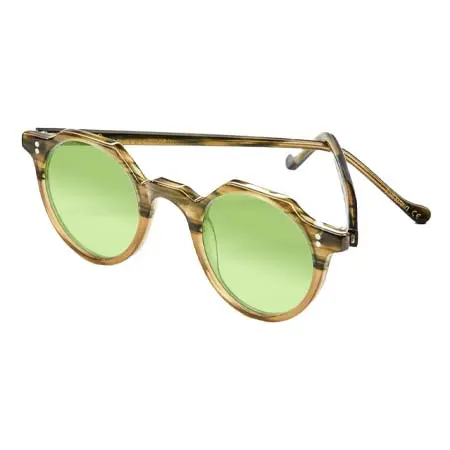 Lesca LUNETIER(レスカルネティエ) Heri | Green-Brown