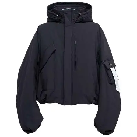licht bestreben(リヒトベシュトレーベン) LB24AW-BL03-NBG | Onibegie padded short blouson | BLACK