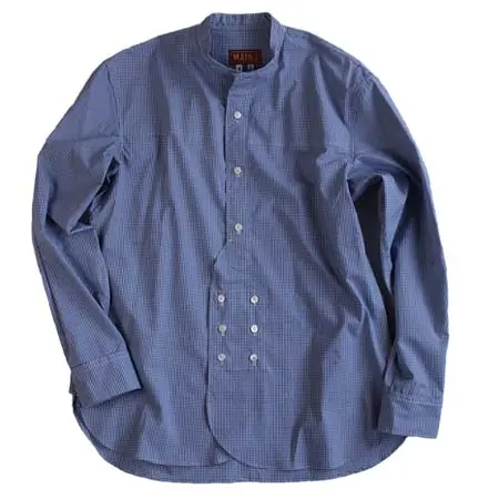 MAINU(マイヌ) MAINU×peau de l’Ours Exclusive model/Denison stand collar shirts