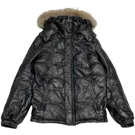 MALE&Co.(メールアンドコー) レザーダウンジャケット