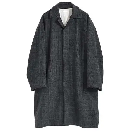 MANAVE(マナベ) [MA00]MANAVE(マナベ)Marche Coat/Wool Gren Check(マルシェコート/ウールグレンチェック)