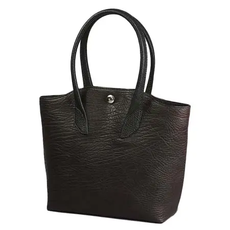 manifold(マニホールド) MK-02 GS　TOTE BAG［M］ 馬ヌメ極厚本シュリンク LA-DARK BROWN