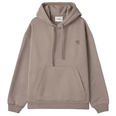 nanushka(ナヌーシュカ) Ever Recycle Cotton Logo Hood – Nut / NU23RSSW00676