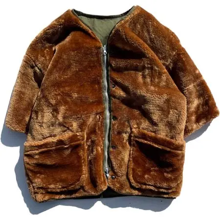 Nasngwam(ナスングワム) ジャケット リメイク / GRIZZLY S/S JACKET – OLIVE / RJ2507005