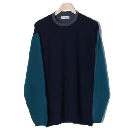 nisica(ニシカ) バイカラーニット