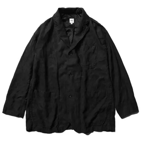 RANDT(アールアンドティー) Studio Jacket – Polyester Suede – Black
