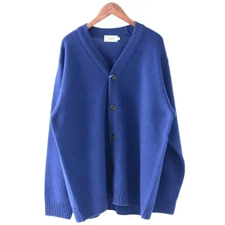 RINEN(リネン) 2/15ウール天竺編み カーディガン [R17582] 2024AW