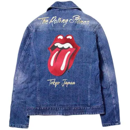 ROLLING STONES(ローリングストーンズ) The Rolling Stones×JACKROSE VINTAGEハイパーストレッチデニムWライダース