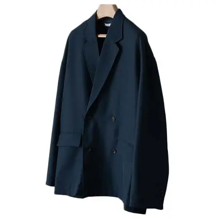 RUUBON(ルーボン) drape double tailored jacket / ドレープ ダブルテーラードジャケット