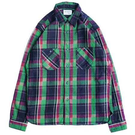 SAMURAI JEANS(サムライジーンズ) SIN23-01W (Western cut) ロープインディゴヘビーネルワークシャツ