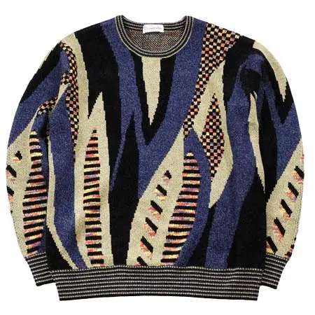 Santa fe(サンタフェ) santafe jacquard crewneck knit