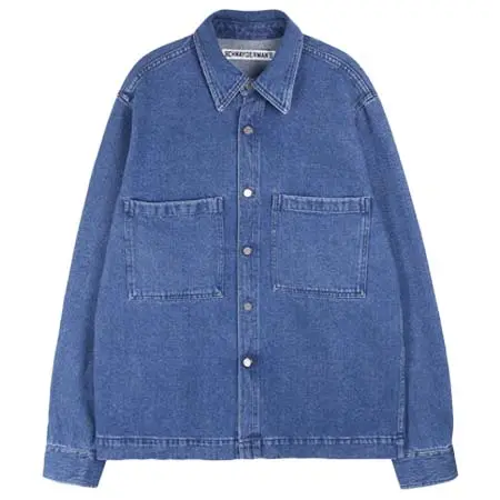 SCHNAYDERMAN’S(シュナイダーマン) OVERSHIRT WORKWEAR DENIM / Washed Blue