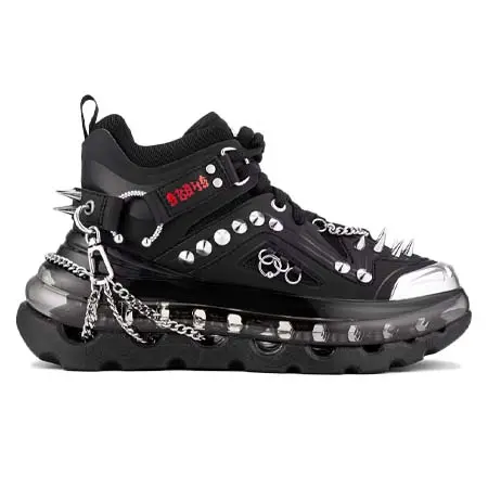 SHOES 53045(シューズゴーサンゼロヨンゴ) Bump’Air High Top Black Gothic