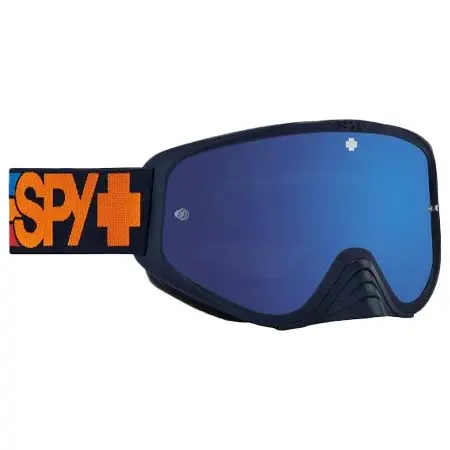 SPY(スパイ) Woot Race Speedway Matte Navy HD Smoke Dark Blue Spectra Mirror + HD Clear