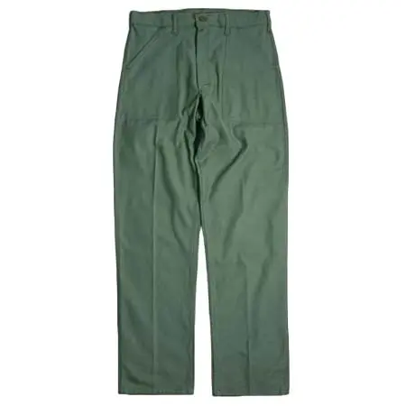 Stan Ray(スタンレイ) ベイカーパンツ バックサテン キャンプファティーグトラウザー オリーブ