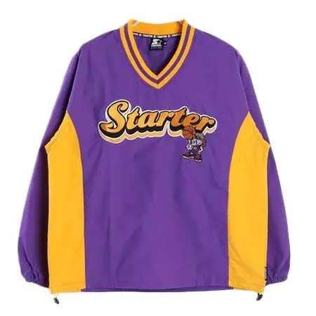 STARTER(スターター) スターボーイ ナイロン配色切替プルオーバー オーバーサイズ 長袖