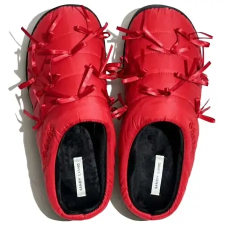 SUBU(スブ) SUBU x SANDY LIANG SLIPPERS IN RED