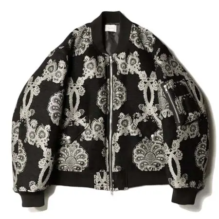 superNova.(スーパーノヴァ) MA-1 Flight jacket – Velvet jacquard SN-488A