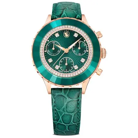 Swarovski(スワロフスキー) Octea Chrono グリーン