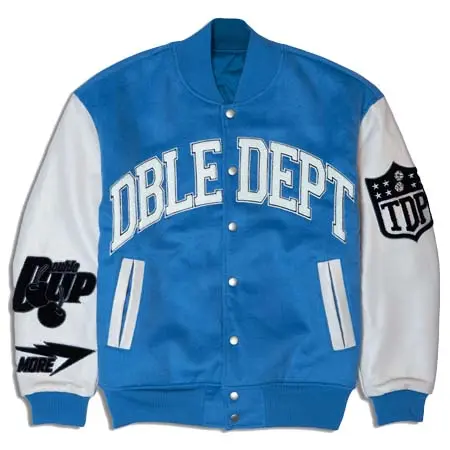 TAIN DOUBLE PUSH(タインダブルプッシュ) DBLE DEPT REVERSIBLE AWARD JACKET BLUE