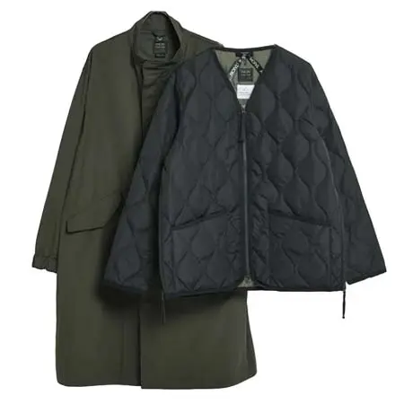 TAION(タイオン) CR モッズコート(+ミリタリーダウンジャケット)