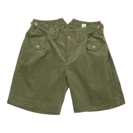 TATAMIZE(タタミゼ) CORDUROY WORK SHORTS OLIVE