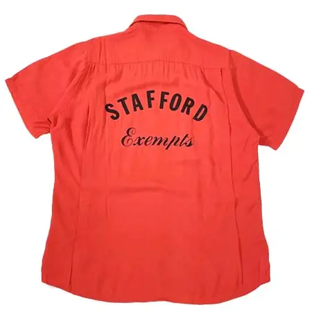 TEN STRIKE(テンストライク) 50s King Louie Ten Strike レーヨン ボーリング シャツ