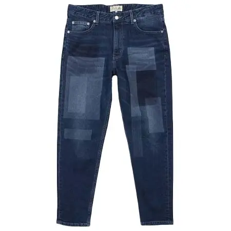 The DUFFER of St.GEORGE(ザダファーオブセントジョージ) レーザー加工＆刺繍 スリムフィット デニム