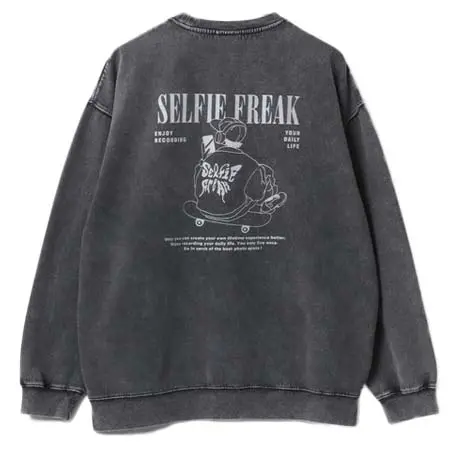 TIMELY WARNING(タイムリーワーニング) 2025SS Selfie Freak スウェット