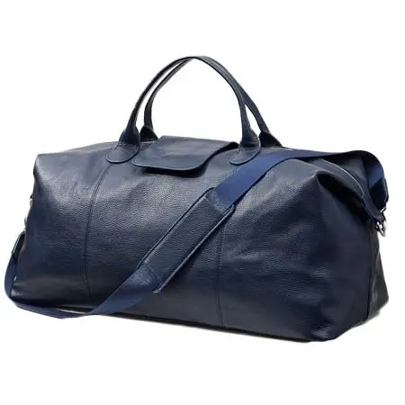 Tommy Bahama(トミーバハマ) Stanford Navy Leather Duffel Bag