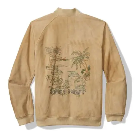 Tommy Bahama(トミーバハマ) Collector’s Series ’24 Paradise Oasis Suede Bomber Jacket
