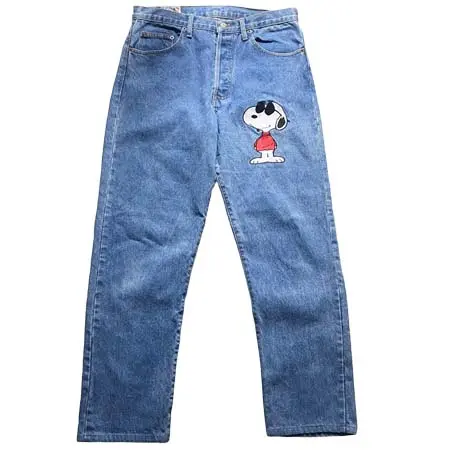 TOO CUTE(トゥーキュート) vintage TOO CUTE embroidery denim “Snoopy”