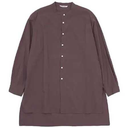 TOUJOURS(トウジュー) Kurta Shirt PLUM