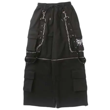 TRAVAS TOKYO(トラバストウキョウ) サスペンダー付き2WAYカーゴパンツ