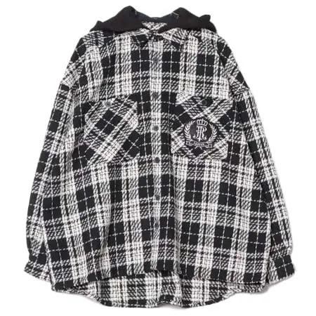 TRAVAS TOKYO(トラバストウキョウ) フード付きチェックシャツ