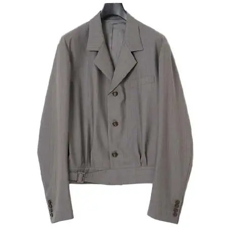 UJOH(ウジョー) 3BS ショートJKT / SUPER100s　ピンストライプ / M742-J54-102