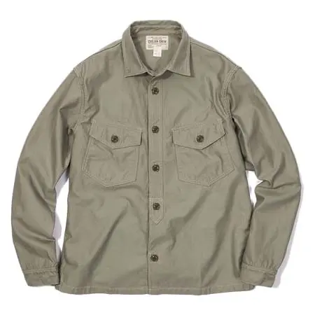 UNION SPECIAL OVERALLS(ユニオンスペシャルオーバーオールズ) Military Shirts/”Flight Engineer/”(Sage Green)