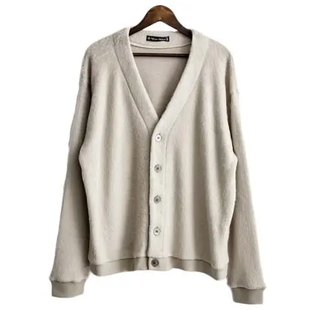 Upscape Audience(アップスケープオーディエンス) 国産モヘアライクウールシャギーニットカーディガン AUD7288