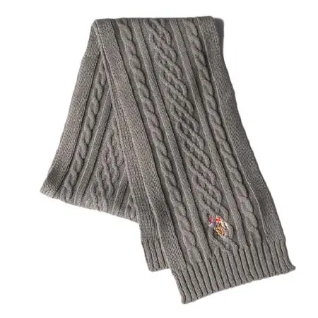 U.S. POLO ASSN(ユーエスポロアッスン) knit cable muffler USPA-2014