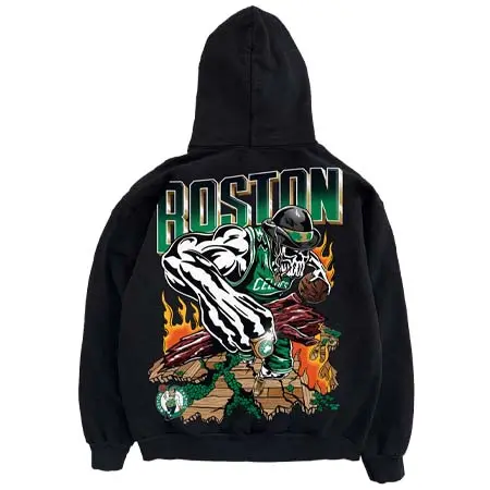 WARREN LOTAS(ウォーレンロータス) Boston Clutch Hoodie – Black