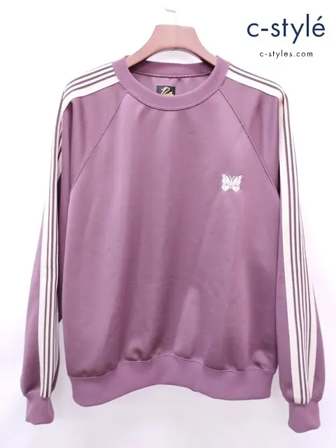 Needles ニードルズ トレーナー L 小豆色 Track Crew Neck NS1516