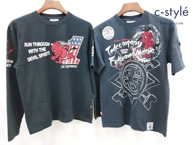 TEDMAN テッドマン 半袖Tシャツ 長袖Ｔシャツ 40 ネイビー系 ブラック Ted Company 綿100％