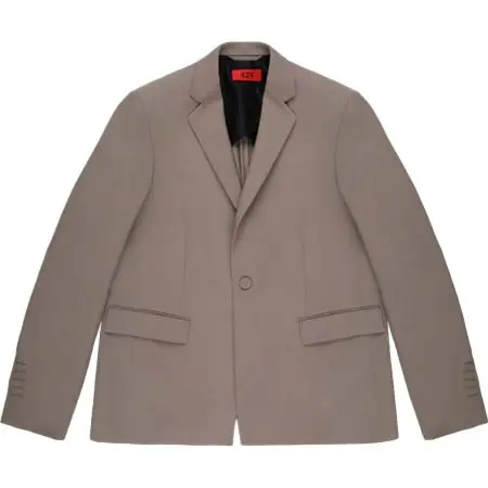 424 on Fairfax(フォートゥーフォーオンフェアファックス) Garden Wool Tailored Short Jacket in Gray